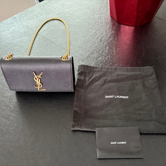 YSL Kate leather shoulder bag black - Picture 3 of 5